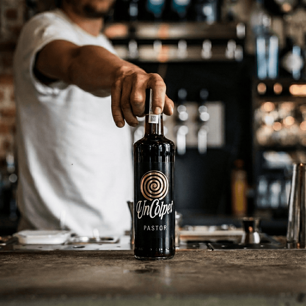 Camarero con Un Colpet